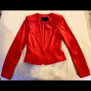 BCBG Max Azria Asymmetrical Peplum Jacket